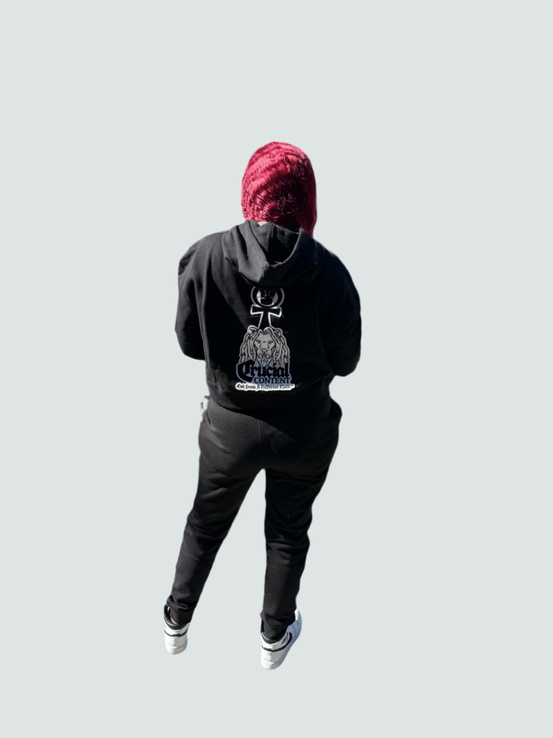 CROPPED PREMIUM CUT HOODIE - Crucial Content Apparel