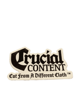 CRUCIAL CONTENT LAMINATED STICKER SET - Crucial Content Apparel