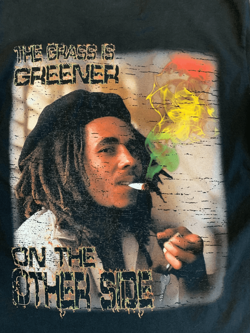 PREMIUM CUT RASTA EMBROIDERED TEE - Crucial Content Apparel