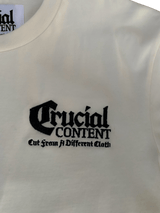 PREMIUM CUT RASTA EMBROIDERED TEE - Crucial Content Apparel